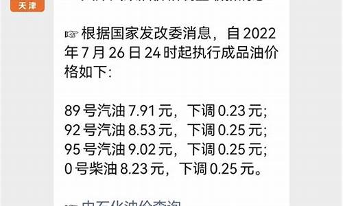 天津京油最新油价_天津静海今日油价