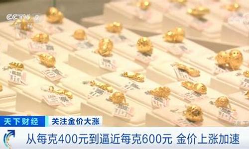 金价突破400每克吗_金价飙升