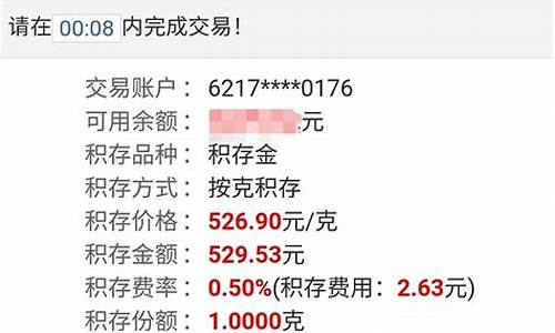 工行定期积存金金价_工行积存金今日价格2021